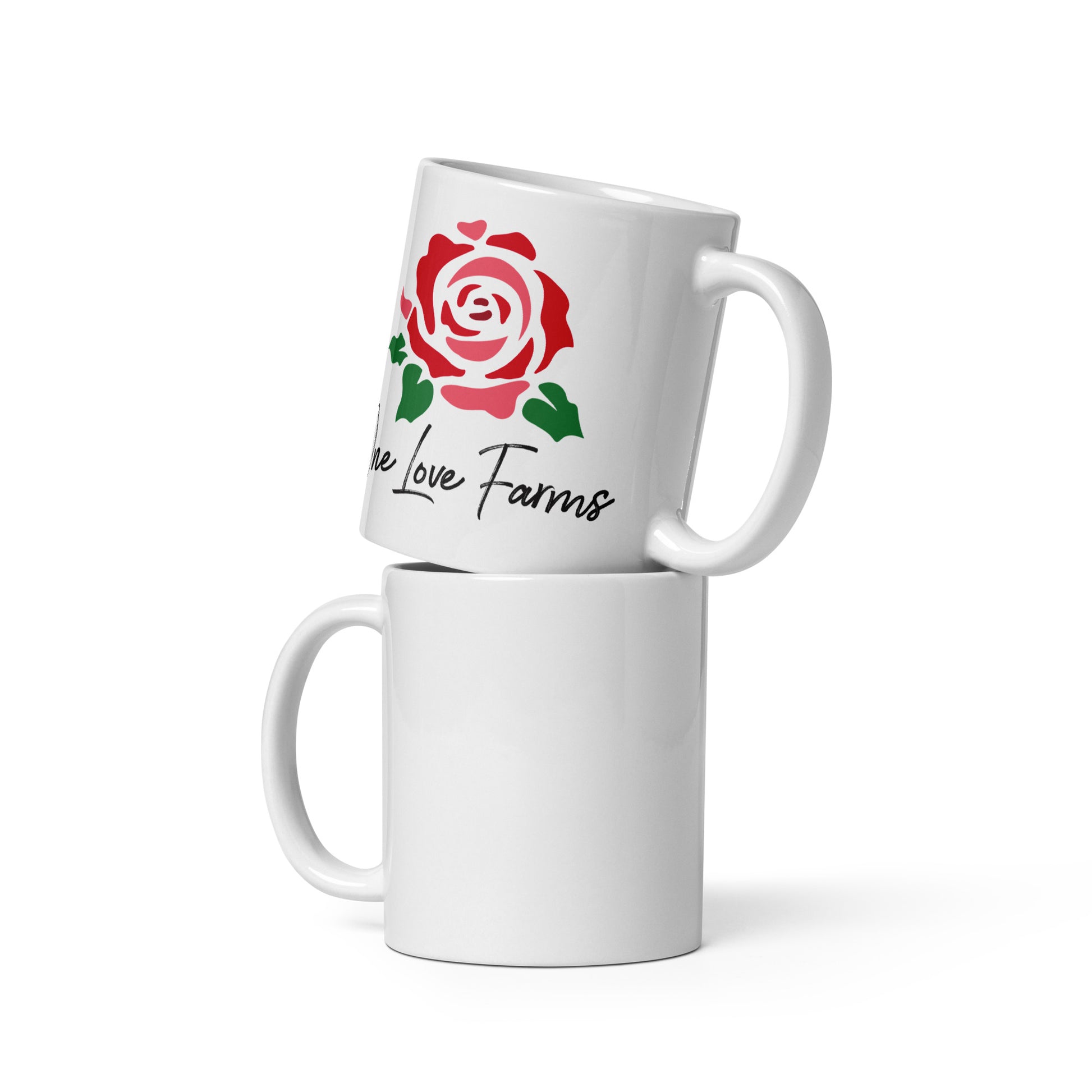 White Glossy Mug image 1