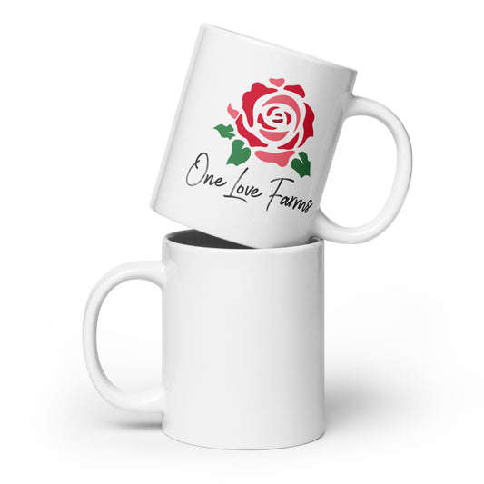 White Glossy Mug image 0